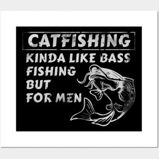 Catfish Fisherman Catfishing Posters and Art